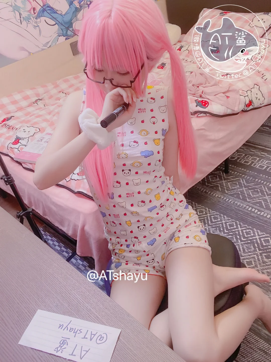 AT鲨 - 居家鲨鲨 [49P-75MB] tg@simisebaisi 【丝足阁】004.webp